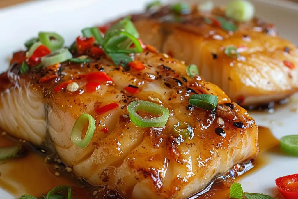 Soy Ginger Glazed Grouper